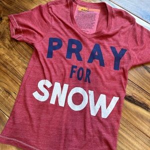Aviator Nation Pray for Snow in Red Small